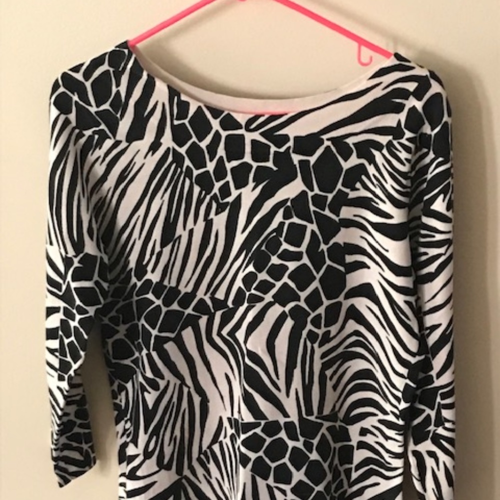 Evie Abstract Zebra sweater